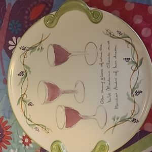 Pfaltzgraff china/cheese plate